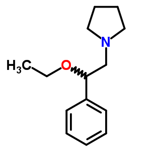 6722-45-8  1-(2-ethoxy-2-phenylethyl)pyrrolidine