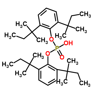 68966-81-4  bis[2,6-bis(2-methylbutan-2-yl)phenyl] hydrogen phosphate