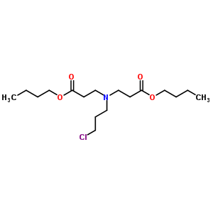 71042-70-1  dibutyl 3,3'-[(3-chloropropyl)imino]dipropanoate (non-preferred name)