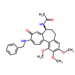 76129-15-2  N-[(7S)-10-(benzylamino)-1,2,3-trimethoxy-9-oxo-5,6,7,9-tetrahydrobenzo[a]heptalen-7-yl]acetamide