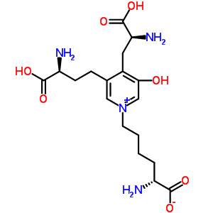 83462-55-9;90032-33-0  (2R)-2-amino-6-{4-[(2S)-2-amino-2-carboxyethyl]-3-[(3S)-3-amino-3-carboxypropyl]-5-hydroxypyridinium-1-yl}hexanoate