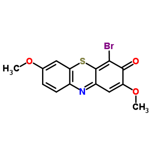 107864-96-0;93211-49-5  4-bromo-2,7-dimethoxy-3H-phenothiazin-3-one