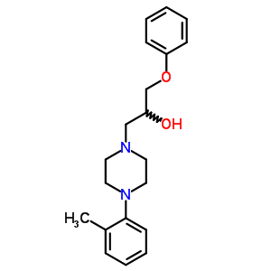 1166-06-9;74039-76-2  1-[4-(2-methylphenyl)piperazin-1-yl]-3-phenoxypropan-2-ol