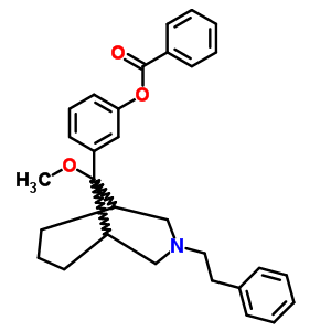 135052-77-6  3-[9-methoxy-3-(2-phenylethyl)-3-azabicyclo[3.3.1]non-9-yl]phenyl benzoate