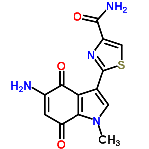 135261-89-1  2-(5-amino-1-methyl-4,7-dioxo-4,7-dihydro-1H-indol-3-yl)-1,3-thiazole-4-carboxamide