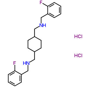 27501-42-4  cyclohexane-1,4-diylbis[N-(2-fluorobenzyl)methanamine] dihydrochloride