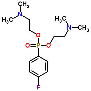 339-32-2  बीआईएस [2- (डाइमिथाइलैमिनो) एथिल] (4-फ्लोरोफेनिल) फॉस्फोनेट