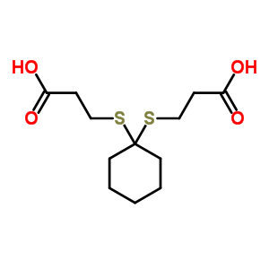 4265-55-8  3,3'-(cyclohexane-1,1-diyldisulfanediyl)dipropanoic acid