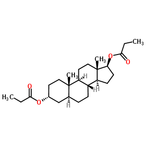 4350-14-5  (3alpha,5alpha,17beta)-androstane-3,17-diyl dipropanoate