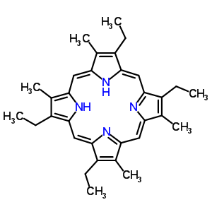 448-70-4  2,8,12,18-tetraetyl-3,7,13,17-tetrametylporfyrin