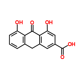 480-09-1  4,5-dihydroxy-10-oxo-9,10-dihydroanthracene-2-carboxylic acid