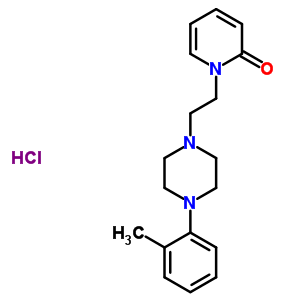 4949-11-5  1-{2-[4-(2-methylphenyl)piperazin-1-yl]ethyl}pyridin-2(1H)-one hydrochloride (1:1)
