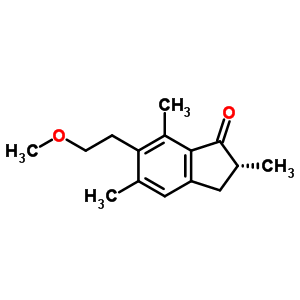 54854-89-6  (2R)-6-(2-methoxyethyl)-2,5,7-trimethyl-2,3-dihydro-1H-inden-1-one