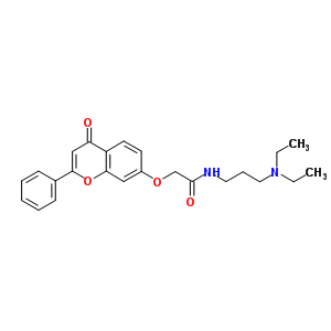 611-56-3  N-[3-(diethylamino)propyl]-2-[(4-oxo-2-phenyl-4H-chromen-7-yl)oxy]acetamide