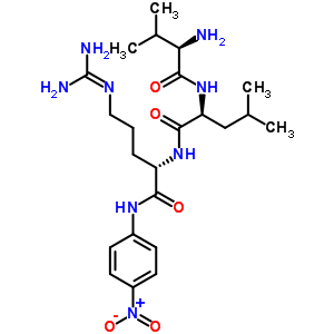64816-14-4  D-valyl-L-leucyl-N~5~-(diaminomethylidene)-N-(4-nitrophenyl)-L-ornithinamide