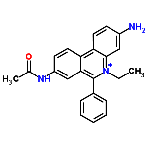 69070-74-2  8-(acetylamino)-3-amino-5-ethyl-6-phenylphenanthridinium