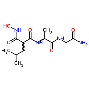 71431-46-4  N-[2-(hydroxycarbamoyl)-4-methylpentanoyl]-L-alanylglycinamide