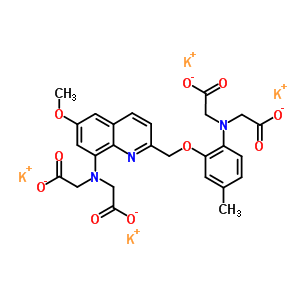 73630-23-6  tetrapotassium {[2-({8-[bis(carboxylatomethyl)amino]-6-methoxyquinolin-2-yl}methoxy)-4-methylphenyl](carboxylatomethyl)amino}acetate