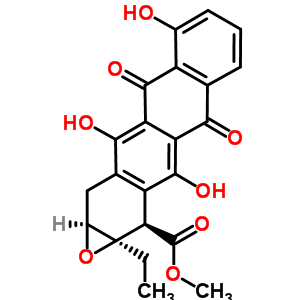 75364-14-6  methyl (1aR,2R,11aS)-1a-ethyl-3,8,10-trihydroxy-4,9-dioxo-1a,2,4,9,11,11a-hexahydrotetraceno[2,3-b]oxirene-2-carboxylate