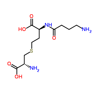 77659-42-8  N-(4-aminobutanoyl)-S-[(2R)-2-amino-2-carboxyethyl]-L-homocysteïne