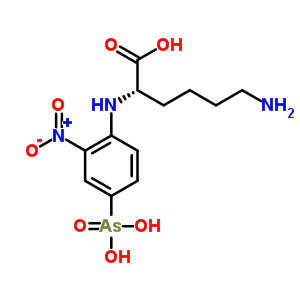 78417-06-8  N~2~-(4-arsono-2-nitrophenyl)-L-lysine