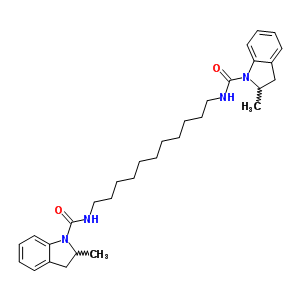 78991-74-9  N,N'-undecane-1,11-diylbis(2-methyl-2,3-dihydro-1H-indole-1-carboxamide)