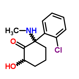 81395-75-7  2-(2-chlorophenyl)-6-hydroxy-2-(methylamino)cyclohexanone