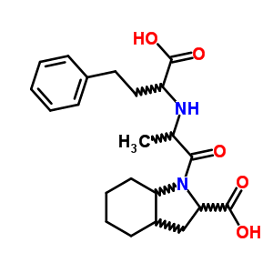 83601-86-9  1-{2-[(1-carboxy-3-phenylpropyl)amino]propanoyl}octahydro-1H-indole-2-carboxylic acid (non-preferred name)