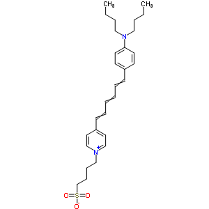 83668-91-1  4-(4-{6-[4-(dibutylamino)phenyl]hexa-1,3,5-trien-1-yl}pyridinium-1-yl)butane-1-sulfonate