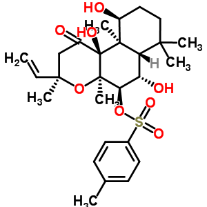 84010-23-1  (3R,4aR,5R,6S,6aS,10S,10aR,10bS)-3-ethenyl-6,10,10b-trihydroxy-3,4a,7,7,10a-pentamethyl-1-oxododecahydro-1H-benzo[f]chromen-5-yl 4-methylbenzenesulfonate