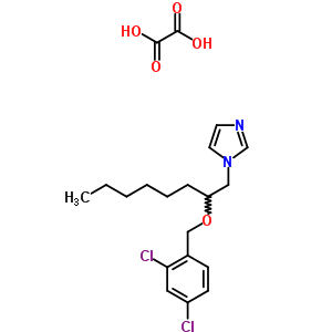 86996-65-8  1-{2-[(2,4-dichlorobenzyl)oxy]octyl}-1H-imidazole ethanedioate (1:1)