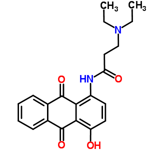 87367-05-3  N~3~,N~3~-diethyl-N-(4-hydroxy-9,10-dioxo-9,10-dihydroanthracen-1-yl)-beta-alaninamide