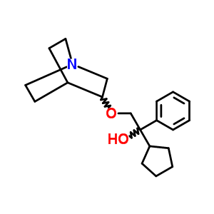 87827-02-9  2-(1-azabicyclo[2.2.2]oct-3-yloxy)-1-cyclopentyl-1-phenylethanol