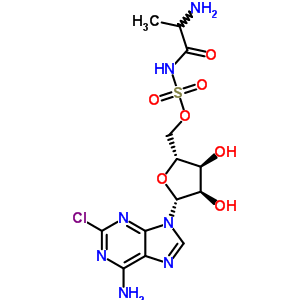 91432-48-3  5'-O-(alanylsulfamoyl)-2-chloroadenosine