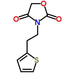 93241-67-9  3-[2-(thiophen-2-yl)ethyl]-1,3-oxazolidine-2,4-dione
