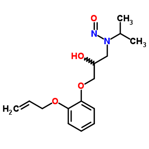 96497-86-8  1-[nitroso(propan-2-yl)amino]-3-[2-(prop-2-en-1-yloxy)phenoxy]propan-2-ol