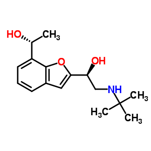 97805-54-4  (1S)-2-(tert-butylamino)-1-{7-[(1R)-1-hydroxyethyl]-1-benzofuran-2-yl}ethanol