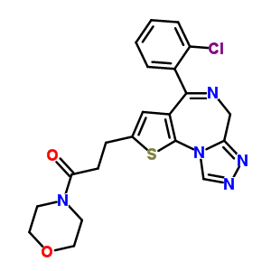 105219-69-0  3-[4-(2-chlorophenyl)-6H-thieno[3,2-f][1,2,4]triazolo[4,3-a][1,4]diazepin-2-yl]-1-(morpholin-4-yl)propan-1-one