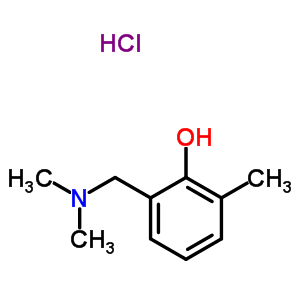 1198-86-3  2-[(dimethylamino)methyl]-6-methylphenol hydrochloride (1:1)