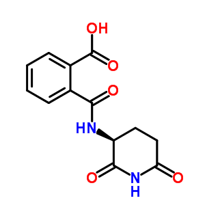 29883-18-9  2-{[(3S)-2,6-dioxopiperidin-3-yl]carbamoyl}benzoic acid