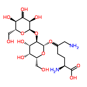 30343-95-4;32448-35-4;34459-03-5;51794-02-6  5-({2-O-[(3xi)-alpha-D-ribo-hexopyranosyl]-beta-D-galactopyranosyl}oxy)-L-lysine