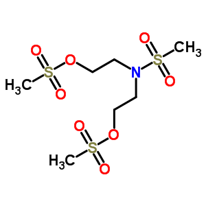 473-51-8  [(methylsulfonyl)imino]diethane-2,1-diyl dimethanesulfonate