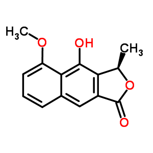 480-00-2  (3R)-4-hydroxy-5-methoxy-3-methylnaphtho[2,3-c]furan-1(3H)-one