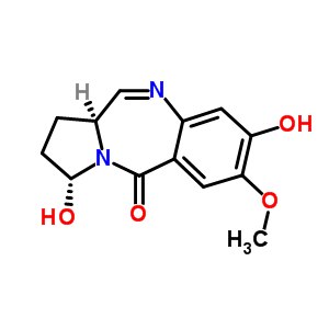 59593-15-6  (3R,11aS)-3,8-dihydroxy-7-methoxy-1,2,3,11a-tetrahydro-5H-pyrrolo[2,1-c][1,4]benzodiazepin-5-one