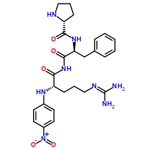 64816-19-9  D-prolyl-N-{(2S)-5-[(diaminomethylidene)amino]-2-[(4-nitrophenyl)amino]pentanoyl}-L-phenylalaninamide