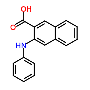 6973-58-6  ácido 3-(fenilamino)naftaleno-2-carboxílico