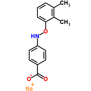 72782-43-5  sodium 4-[(2,3-dimethylphenoxy)amino]benzoate