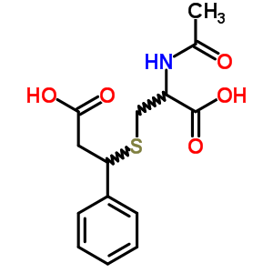74032-84-1  N-acetyl-S-(2-carboxy-1-phenylethyl)cysteine