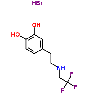 74074-78-5  4-{2-[(2,2,2-trifluoroethyl)amino]ethyl}benzene-1,2-diol hydrobromide (1:1)