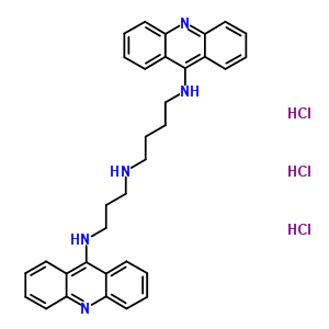 75340-75-9  एन- (एक्रिडिन -9-वाईएल) -एन'- [3- (एक्रिडिन -9-यलामिनो) प्रोपाइल] ब्यूटेन -1,4-डायमाइन ट्राइहाइड्रोक्लोराइड